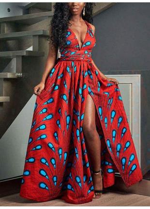 Сарафан дашики, афроамериканское платье6 фото