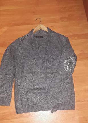 Кардиган с рюлексом
