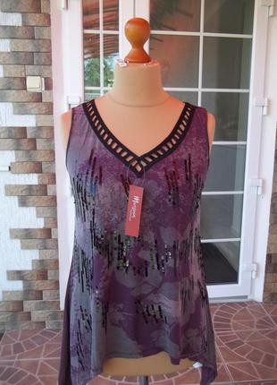 ( 44 р ) майка футболка туника новая