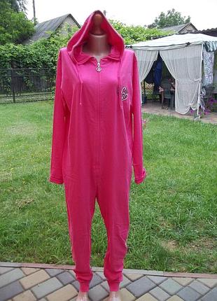 46 / 48 р женская пижама кигуруми комбинезон трикотаж  б/у