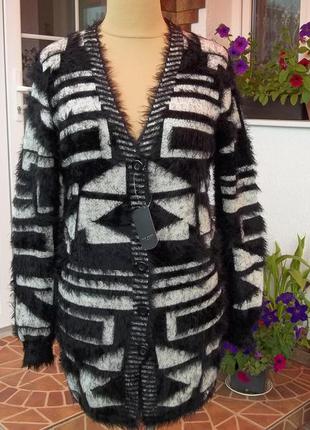 (48 / 50 р) новый кардиган кофта свитер джемпер пуловер (травка) англия