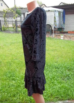 ( 44 р) бархатное велюрове платье сукня новое4 фото