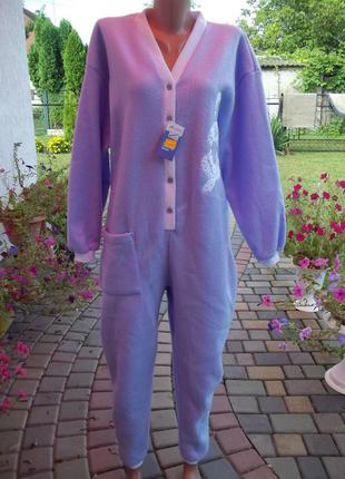 ( 48 / 50 р)  женская пижама кигуруми комбинезон флисовый б/у2 фото