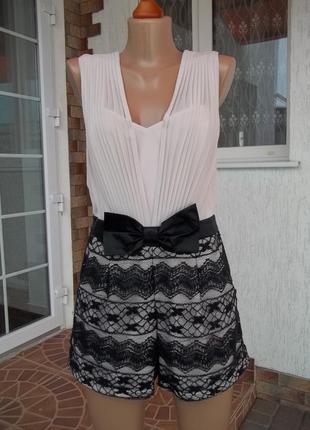 (44 р) lipsy limited комбінезон/ромпер/плаття/шорти/ оригінал