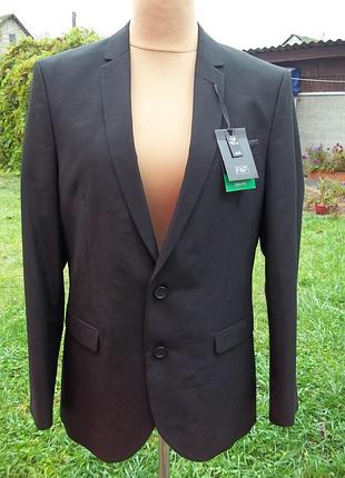 (48 р ) f&f фирменный пиджак жакет мужской оригинал новый вьетнам