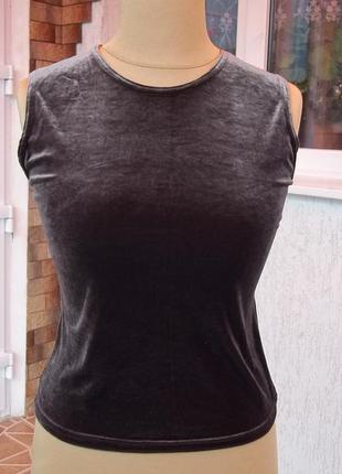 (46р) бархатная футболка туника блузка майка англия1 фото