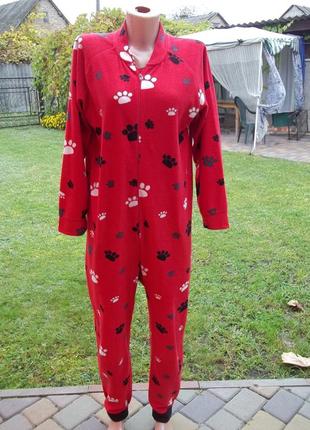 ( s - 44 р ) жіноча піжама кигуруми комбінезон флісовий б/у