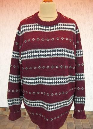 (52/54р) полушерстяной свитер кофта джемпер пуловер  оригинал  новая1 фото
