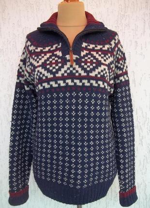 (48/50р) полушерстяной свитер кофта джемпер пуловер оригинал7 фото