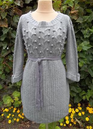 (48/50р) свитер кофта джемпер туника теплая