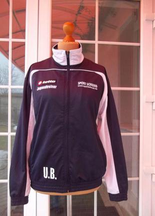 (50/52р) спортивный свитер кофта мастерка фирмы lotto оригинал