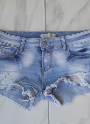 ( 44 р ) джинсовые шорты стрейчевые женские4 фото