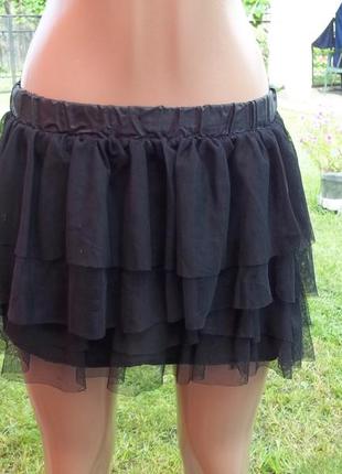 ( 8 - 10 лет ) юбка спідниця для девочки фатин