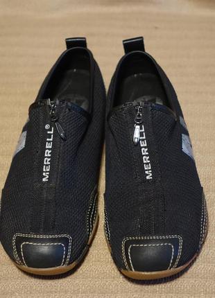 Легчайшие фирменные кроссовки из комбинированных материалов merrell 39 р.( 25,2 см.)1 фото
