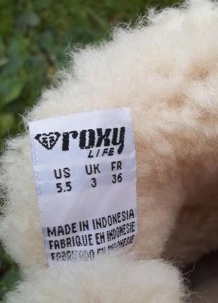 ( 36 р - 23 см ) roxy life чоботи уггі зимові натуральна замша овчина оригінал індонезія3 фото