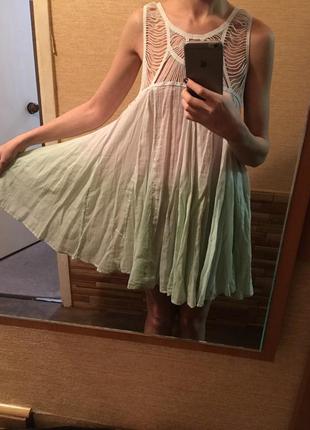 Платье солнце topshop омбре 2