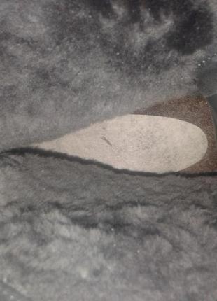 39-26см замша на овчине серые ботинки sofi gezzio внутри овичина3 фото
