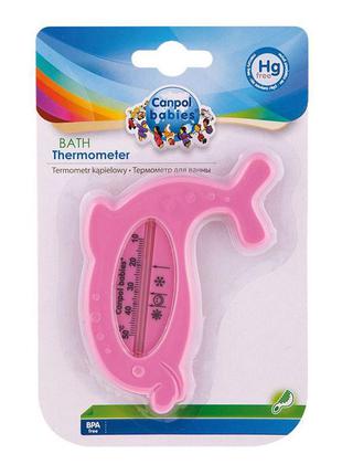 Термометр для води "дельфін" рожевий canpol babies (5903407027821)2 фото