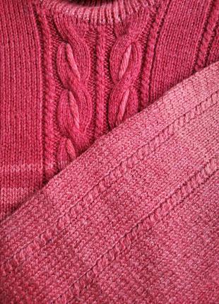 Теплый женский свитер 48р, ручная работа.4 фото