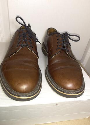 Мужские кожаные туфли. 42р, по стельке 27 см