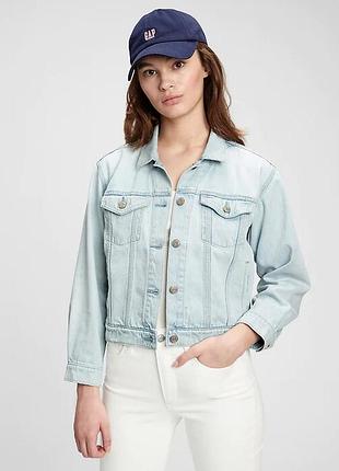 Укороченная джинсовая куртка gap