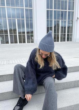 Базовий светр із мохеру оверсайз 2