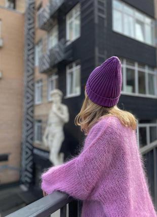 Базовий светр із мохеру оверсайз 7