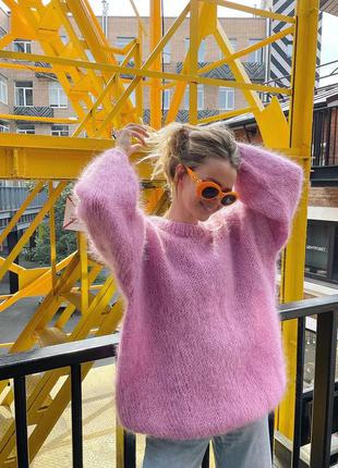 Базовий светр із мохеру оверсайз 8