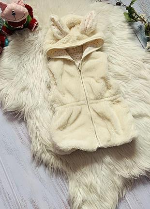 Меховая жилетка m&сo девочке 1.5-2 года