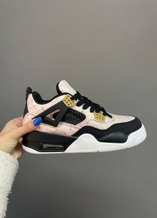Женские кроссовки nike air jordan 4 retro « Basketball / pink »