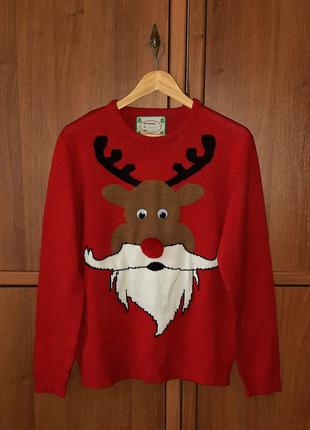 Чоловічий святковий новорічний светр cedarwood state1 фото