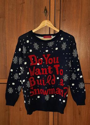 Жіночий святковий новорічний светр/женский праздничный новогодний свитер boohooo