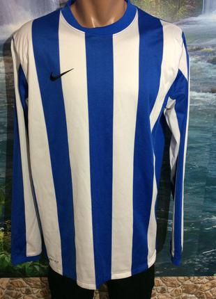 Спортивна футболка чоловіча з довгим рукавом р. 46-48 легка збоку сітка