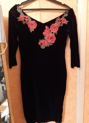 Сукня велюр quiz +болеро