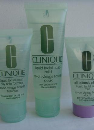 Рідке мило clinique liquid facial soap - знижка!