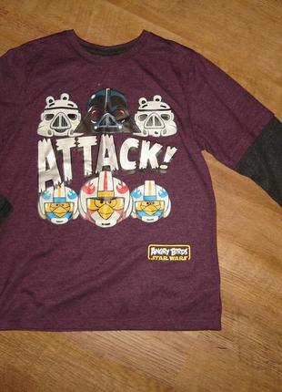 Tu реглан, футболка с длинным рукавом на 9 лет звездные войны