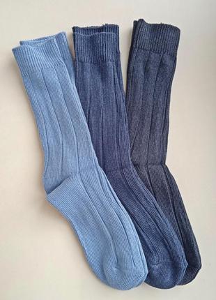 Теплые хлопковые носки f&f. раз. 40-43. оригинал. набор2 фото