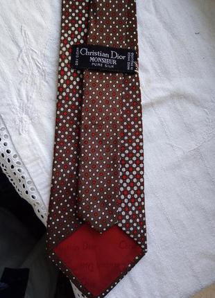Галстук шёлк краватка шовк dior5 фото