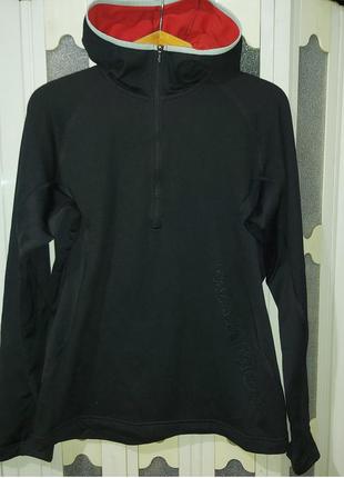 Флисовая кофта с капюшоном mammut outline (швейцария).