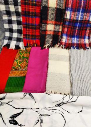 Шарфы теплые мужские и женские, палантин