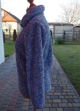 ( м - 46 р) женский флисовый свитер кофта очень теплая германия б / у2 фото