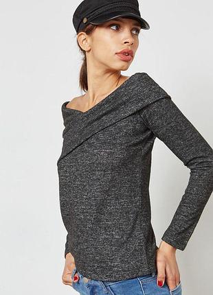 Блузка джемпер кофта свитер плечи открытые плечи zara