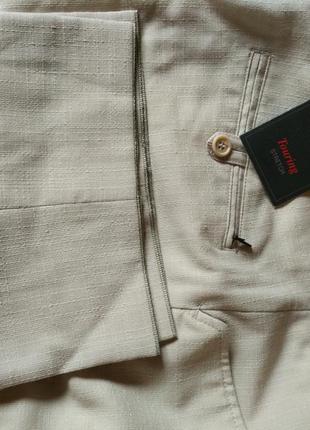 Peter hahn|eurex by brax/комфортные летние брюки  с шерстяной нитью от немецкого бренда3 фото