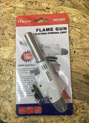 Газовая горелка flame gun 920 с пьезоподжигом4 фото