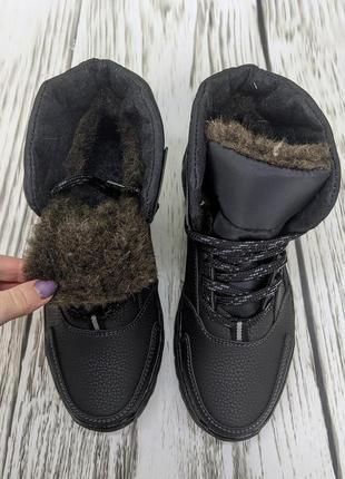 Мужские зимние ботинки, мех, украина, pilot8 фото