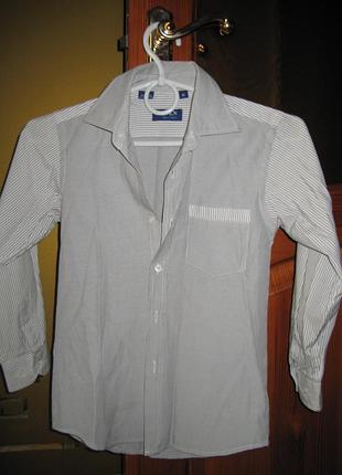 Рубашка на мальчика mango, набор рубашек 122-128 см 2