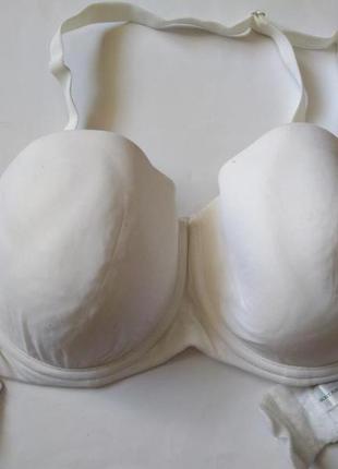 36dd 80dd/85d гладкий контурный бюстгальтер балконет без бретель strapless2 фото