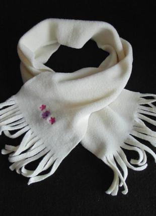 Гламурный флисовый шарфик
