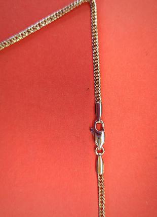 Ланцюг плетіння "подвійний панцир" - медичне золото2 фото