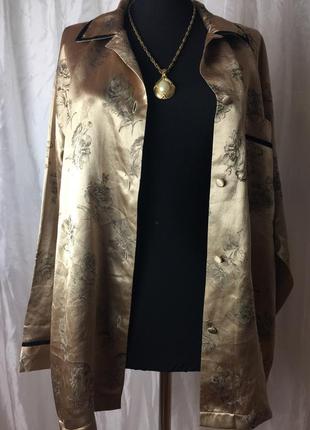 Пижамная блузка, рубашка, оверсайз